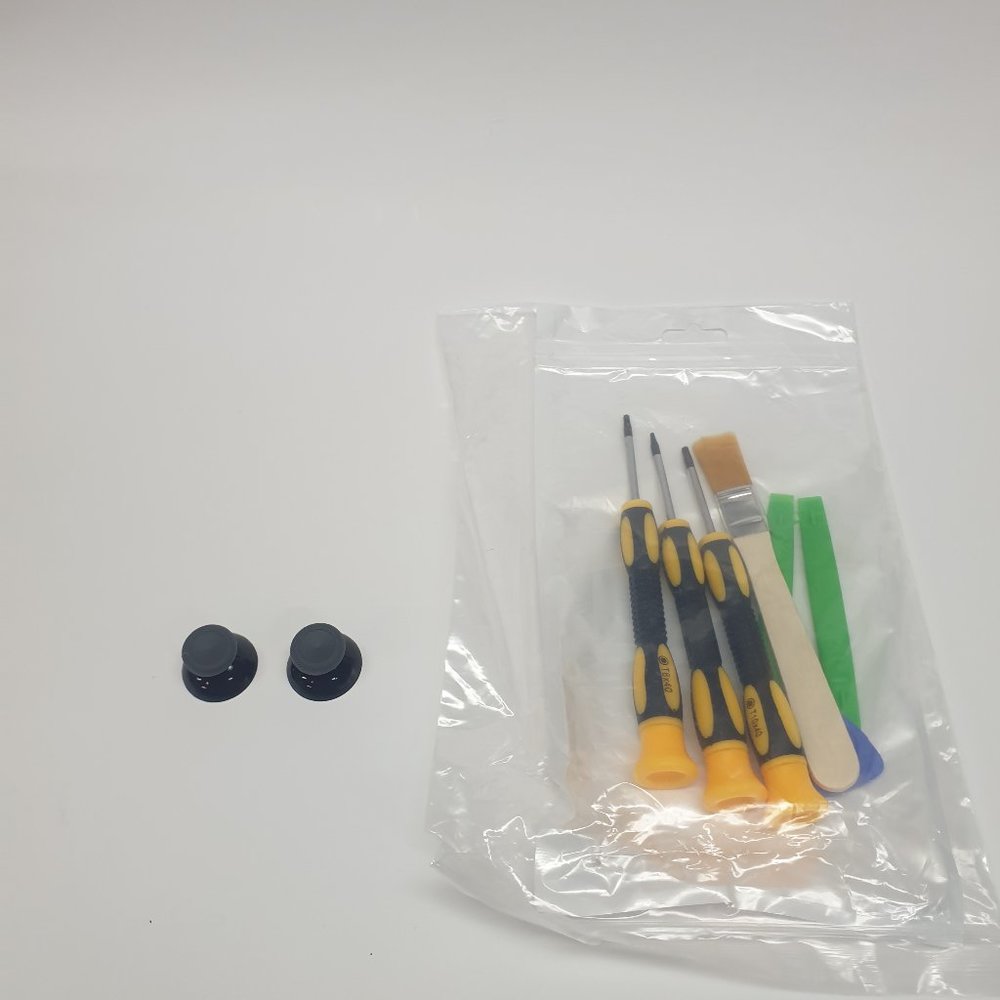 XBOX 360 One Series S/X Dark Grey/Black Analog Thumb Sticks And Controller Tools